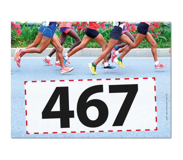 Startnummern "Marathon" 60-300-12