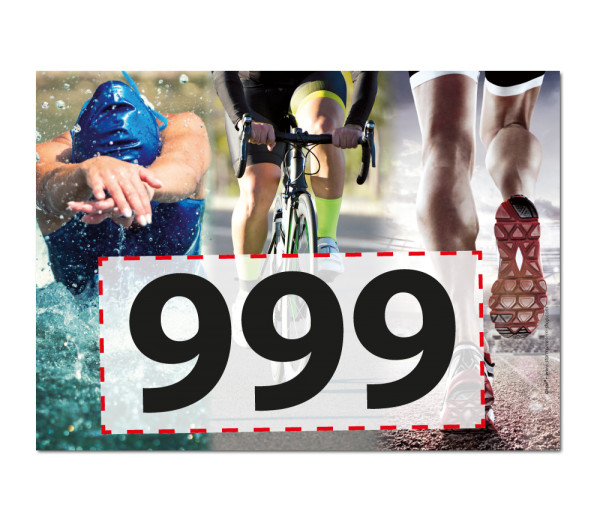 Startnummern "Triathlon" 60-320-11